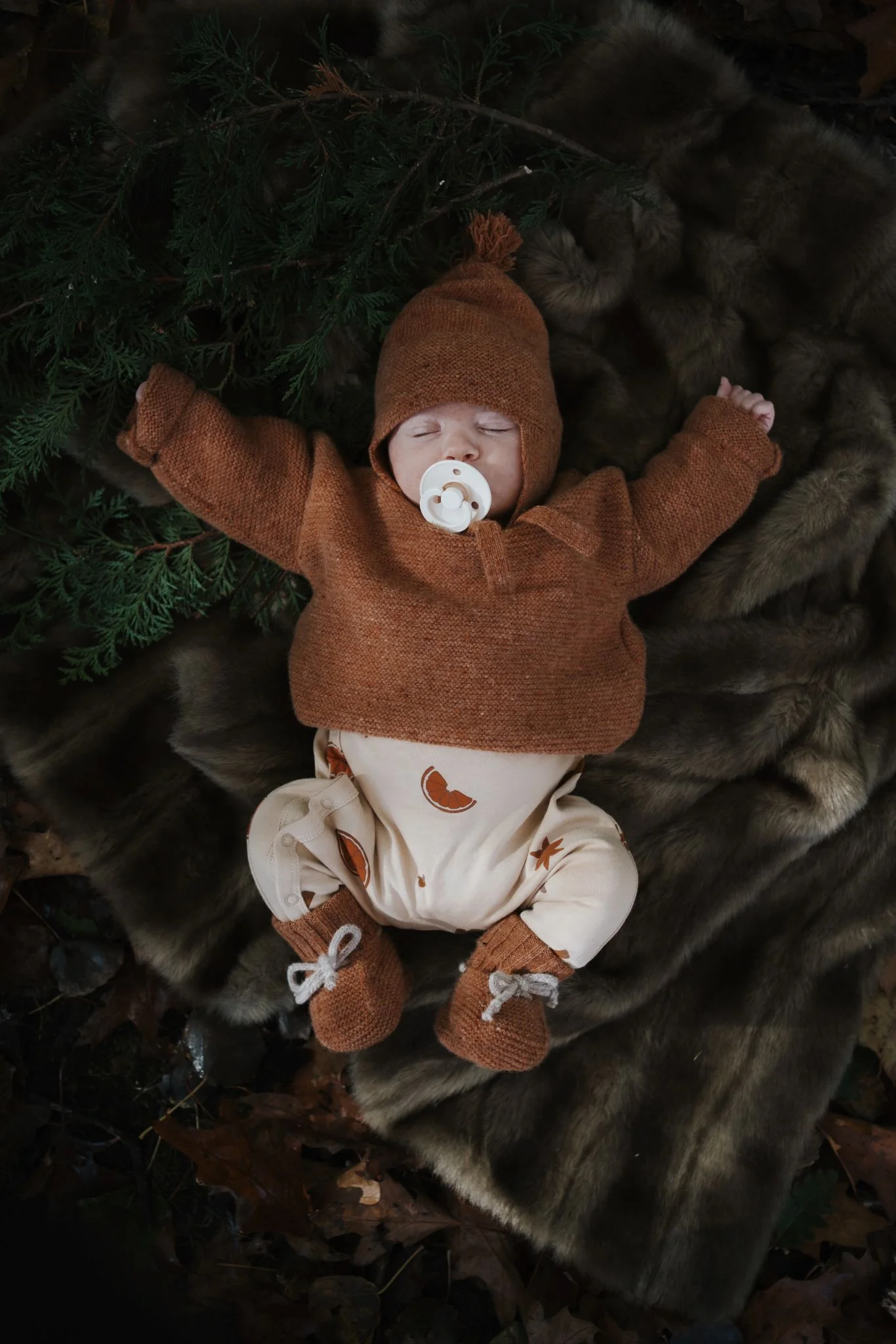 Pecan Shoulder Button Wool Jumper - Image 4