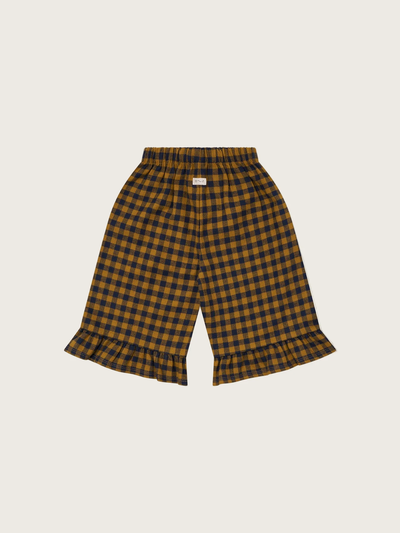 Blueberry Gingham Frill Culottes - Image 4