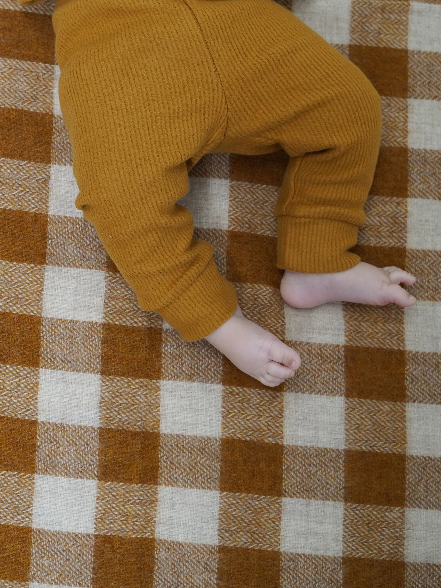 Brown Ribbed Leggings - Image 3