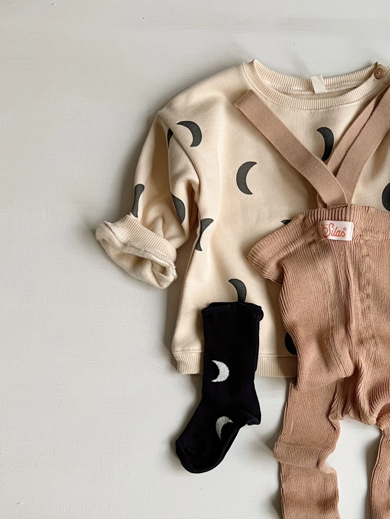 Clay Footless Tights with braces - Image 3