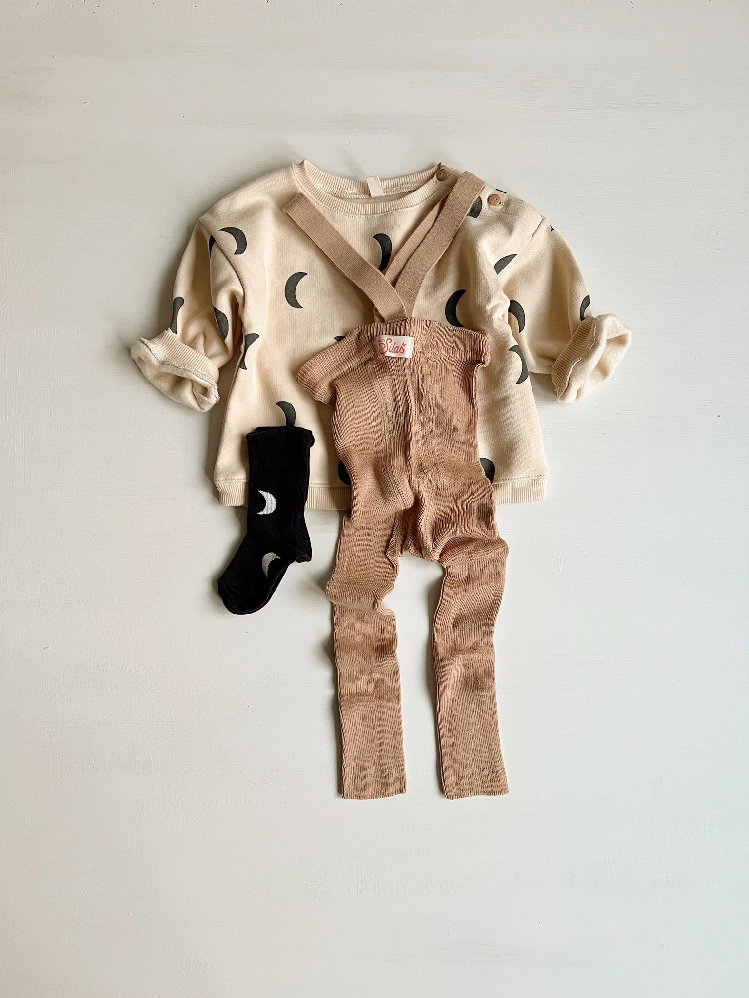 Clay Footless Tights with braces - Image 4