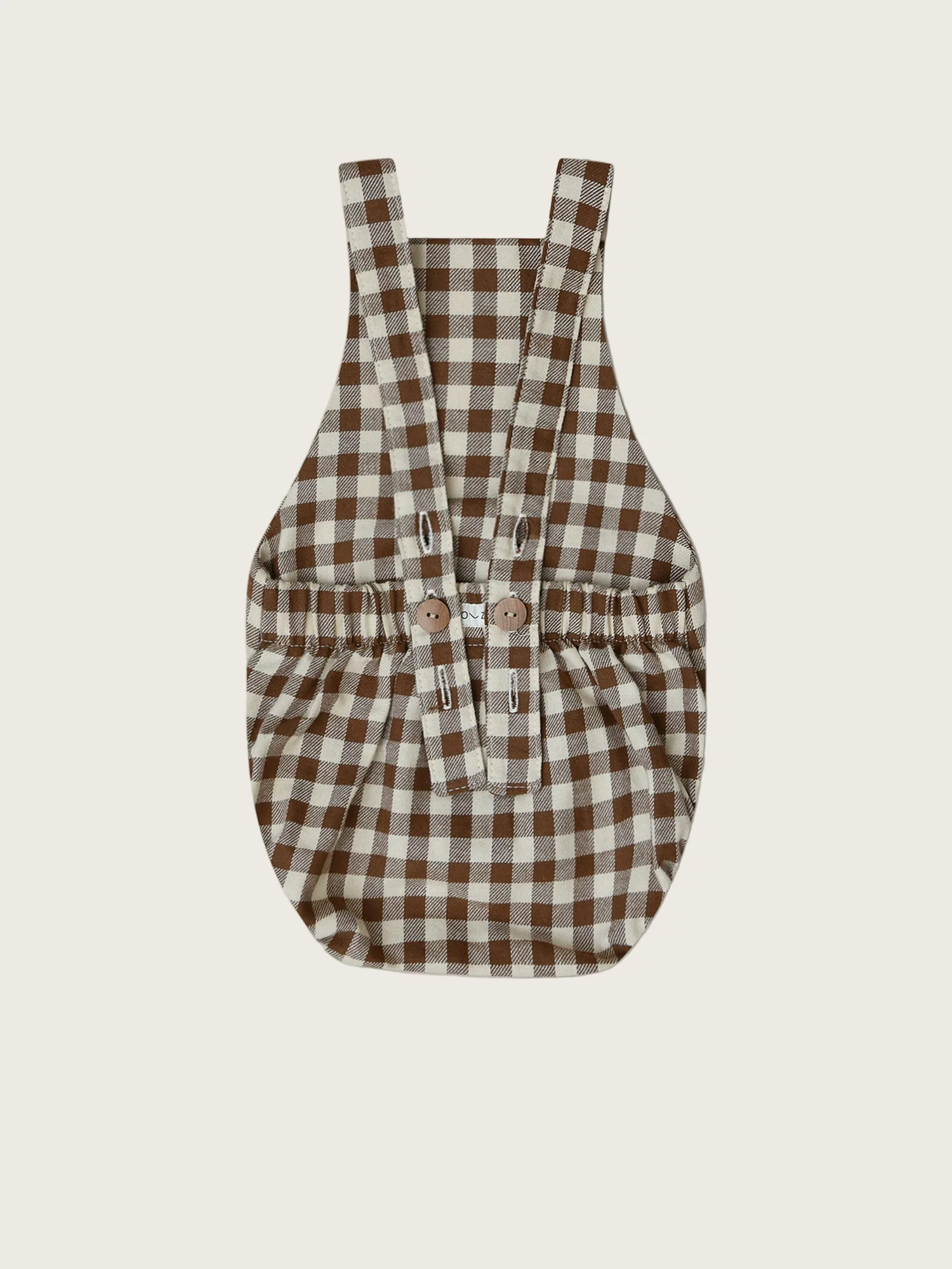 Chestnut Gingham Bloomers With Braces - Image 4