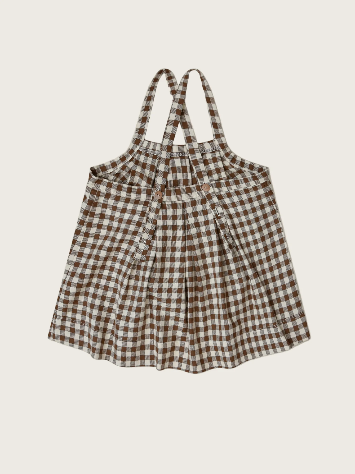 Chestnut Gingham Tribe Skirt - Image 4