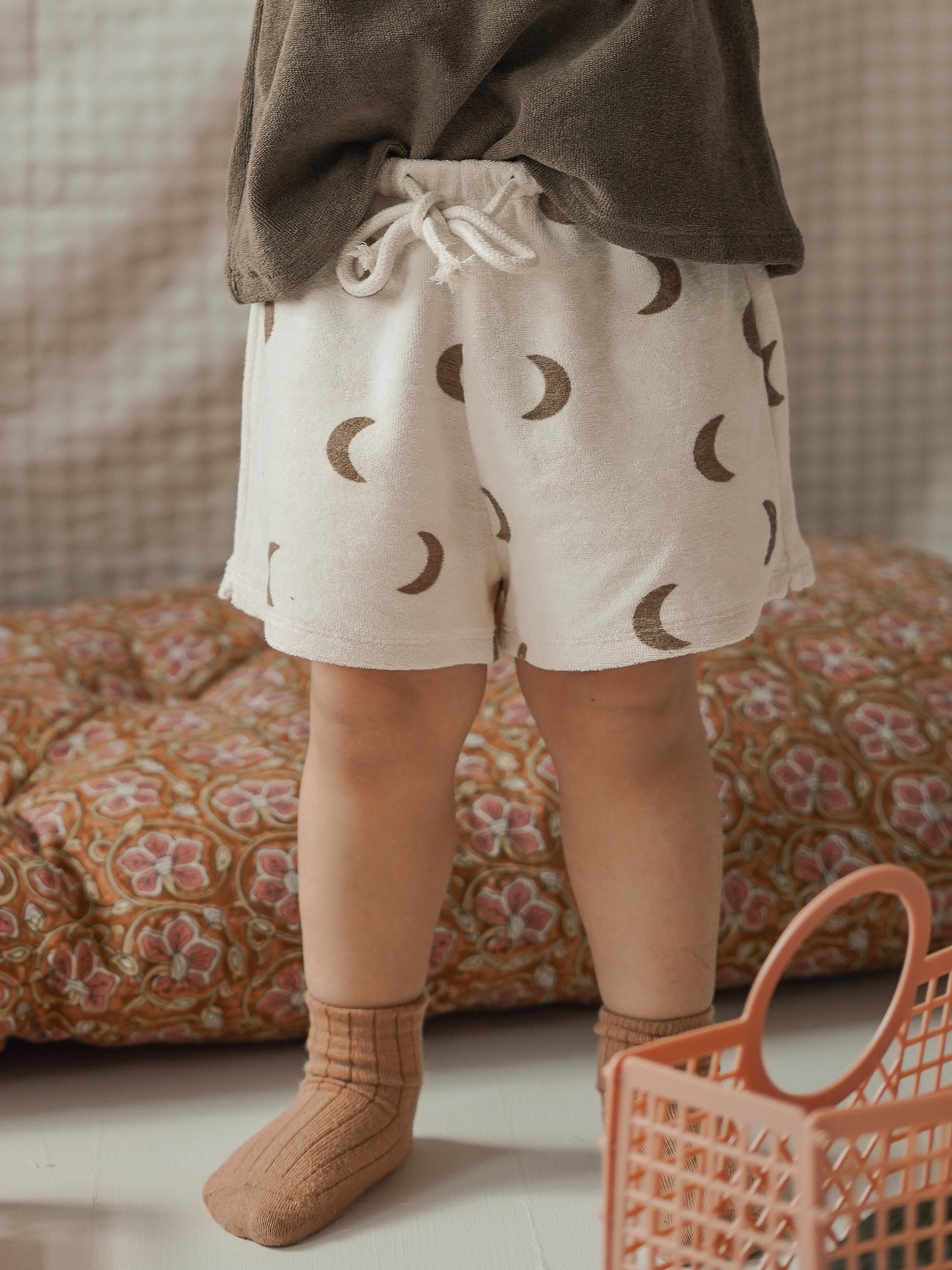 Gold Midnight Terry Rope Shorts - Image 3