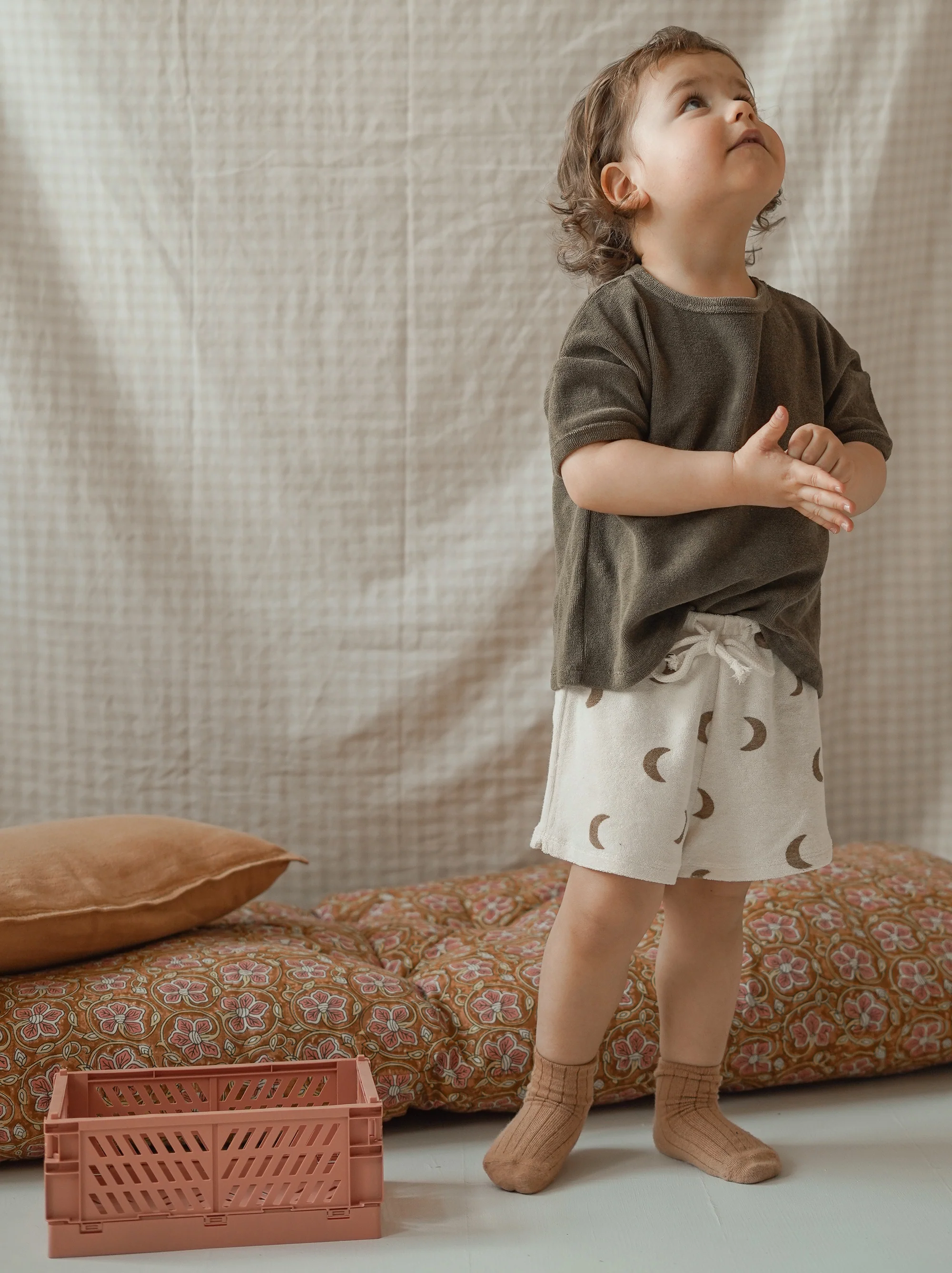 Gold Midnight Terry Rope Shorts - Image 4