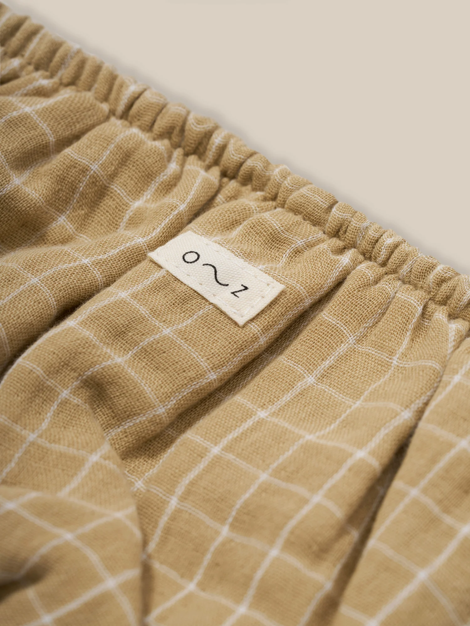 Grid Check Wheat Shortie - Image 3