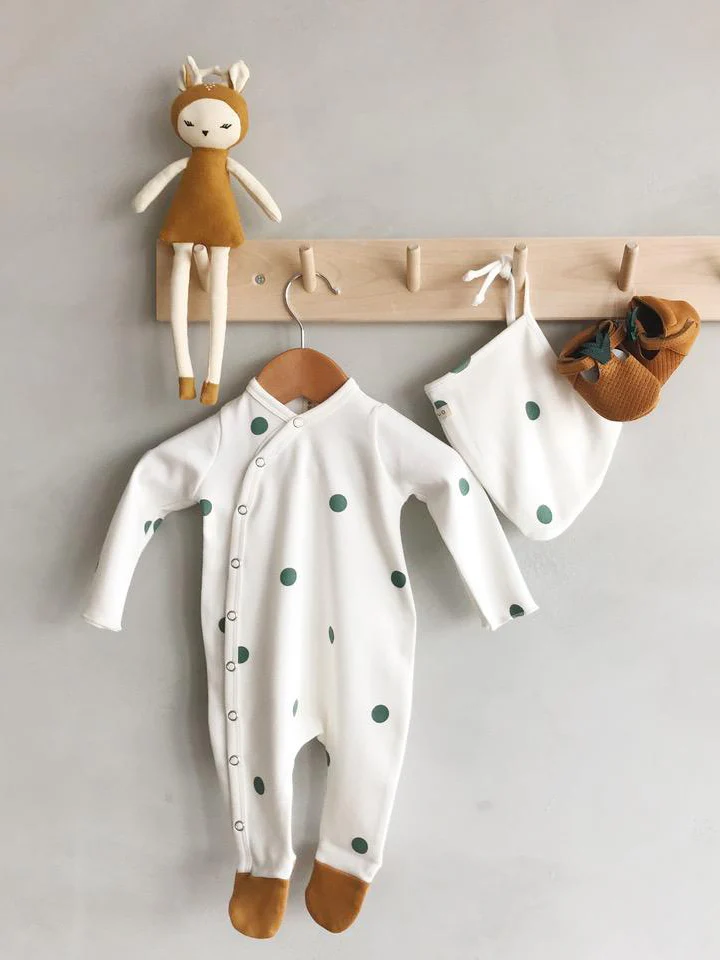 Oat Dots Pixie Bonnet - Image 3