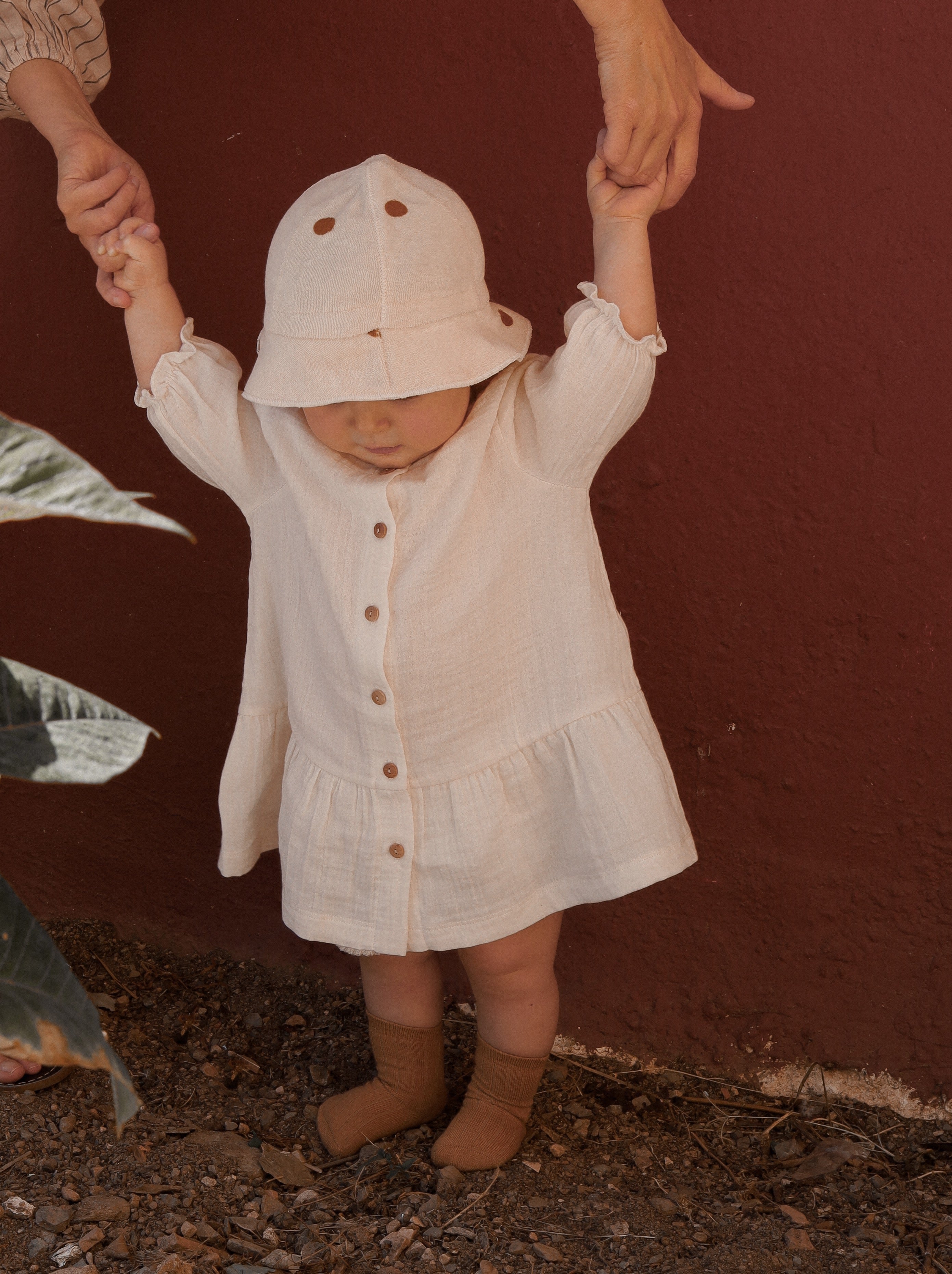 Oat Picnic Dress - Image 3