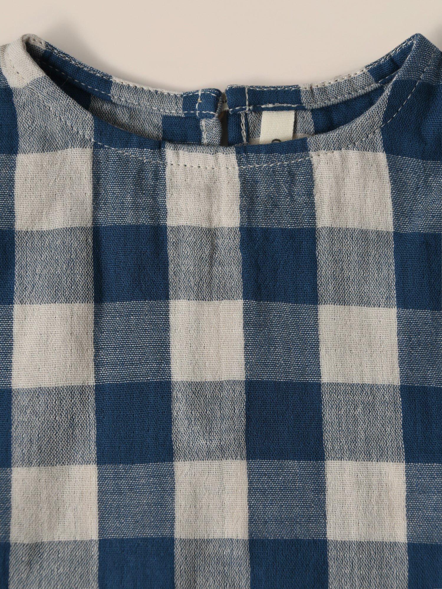 Pottery Blue Gingham Boxy T-shirt - Image 6