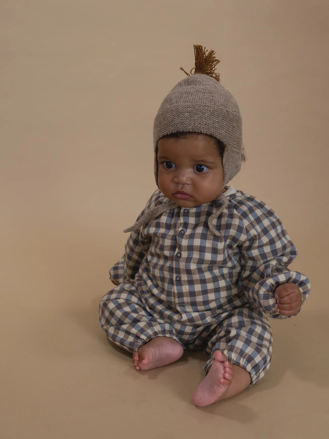 Shoreline Gingham Onesie - Image 6
