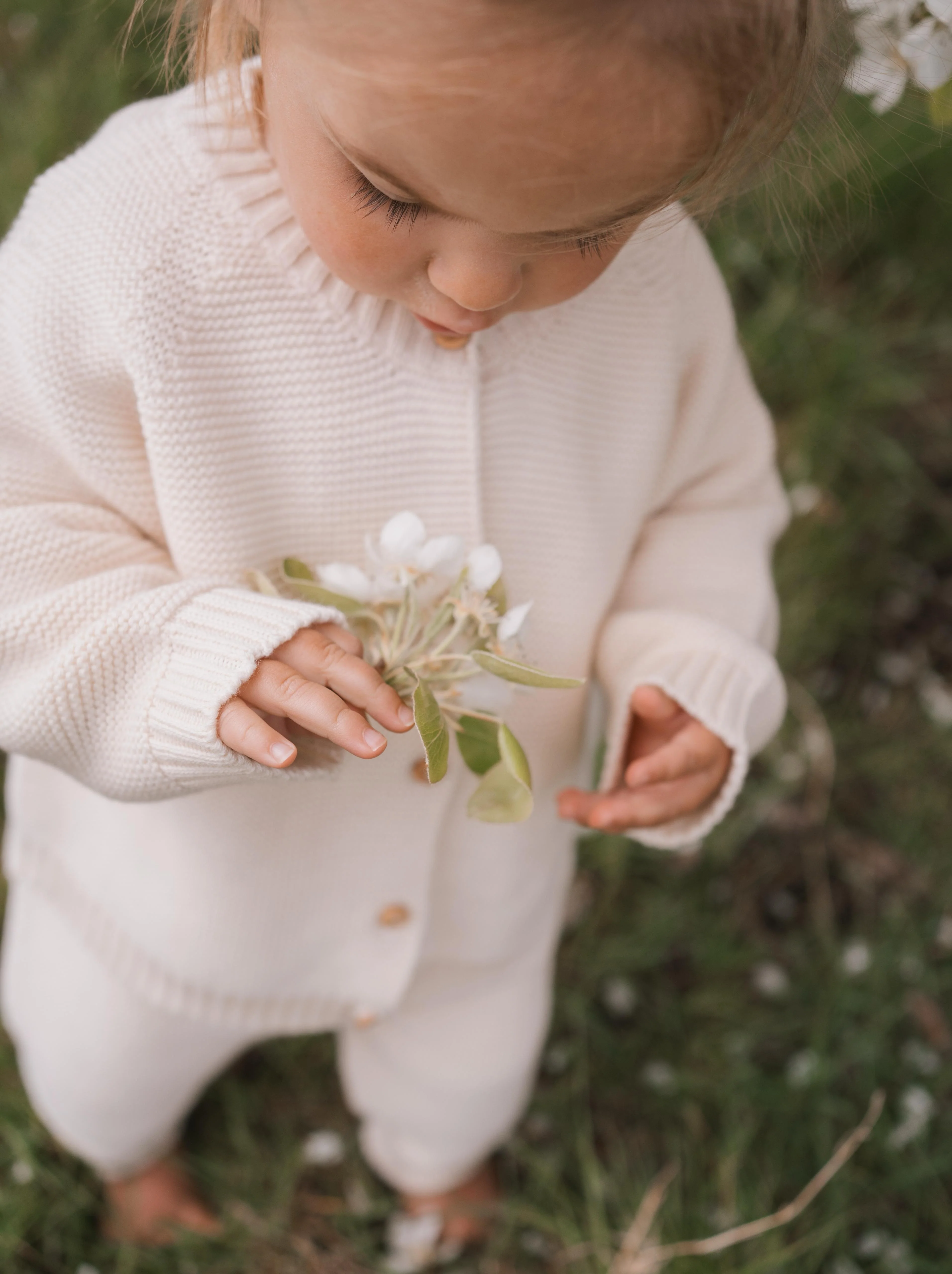 Undyed Cotton Knitted Cardigan - Image 5