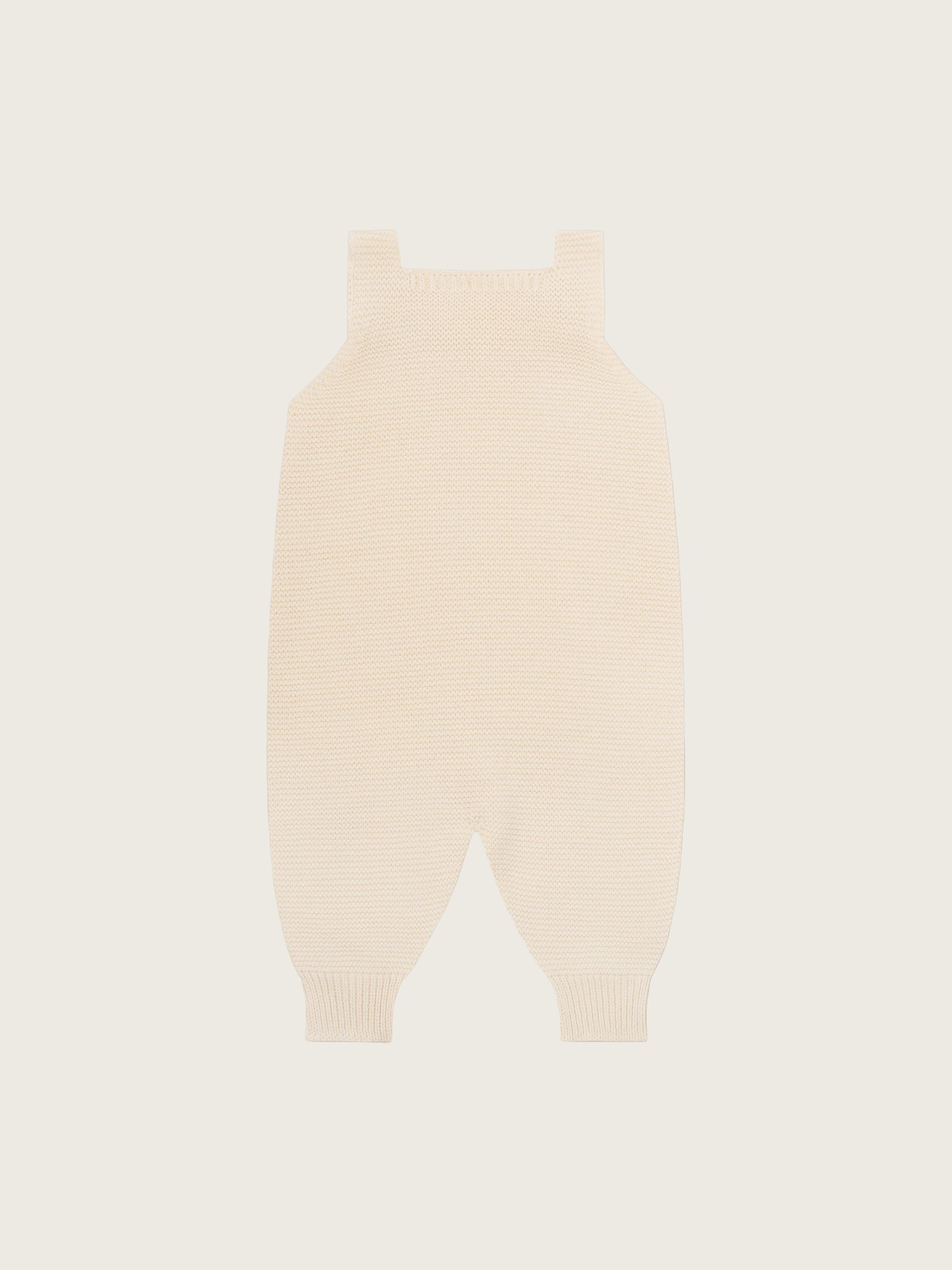 Undyed Cotton Knitted Salopette - Image 4